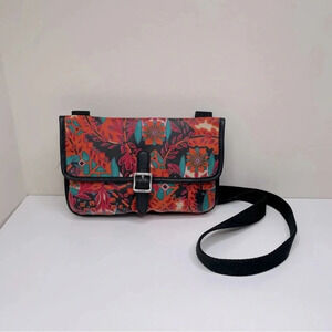 Fossil Vintage Keyper Coated Canvas Crossbody boho chic Y2K